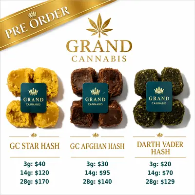 GRAND CANNABIS HASH / DARTH VADER / AFGHAN HASH / STAR HASH, Concentrates